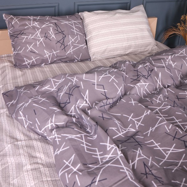 Фото - Комплект постельного белья MirSon Ranforce Elite 17-0906 Scandi Lines 220х240 (2200012434390)